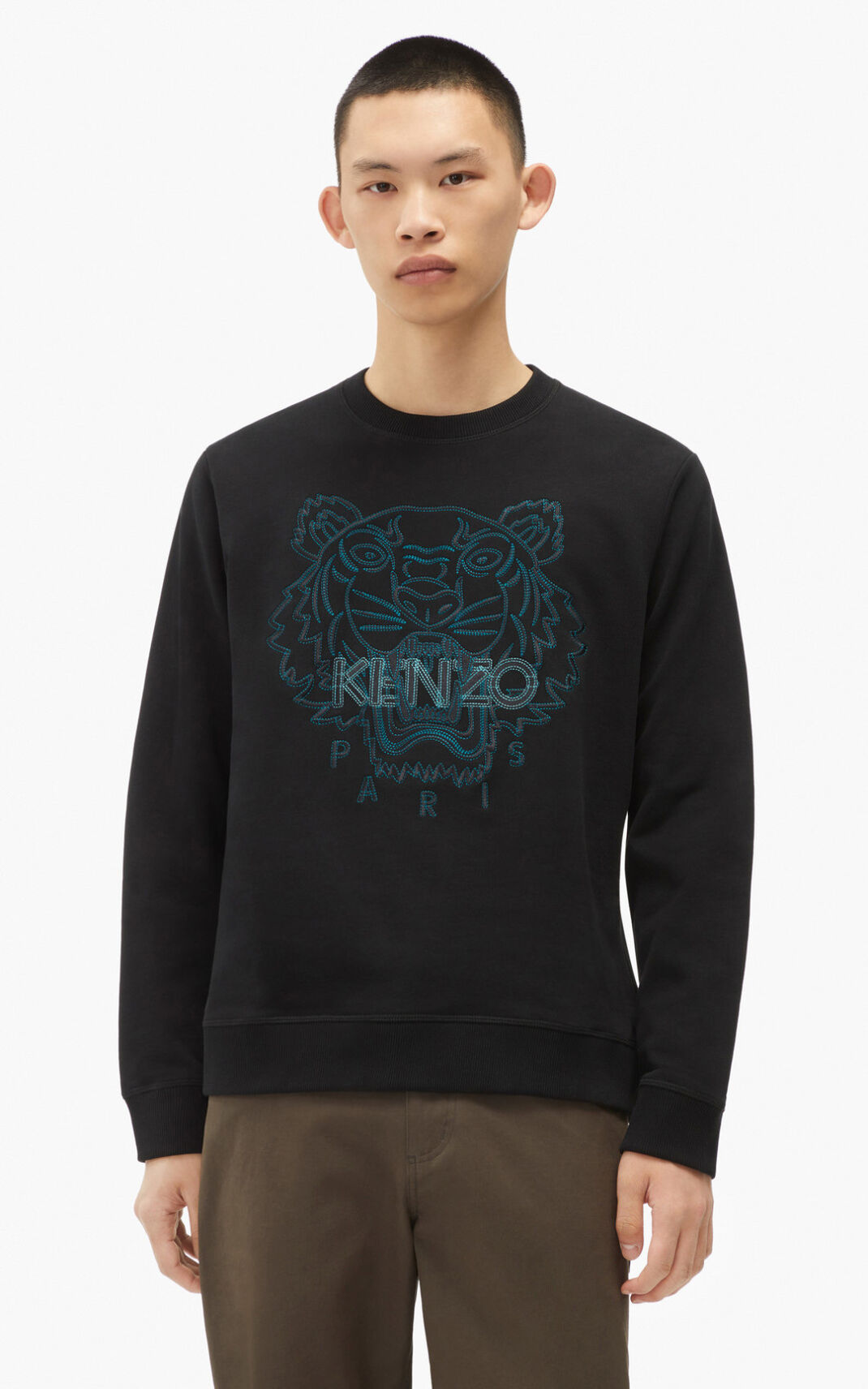 Sudadera Kenzo Tiger Hombre Negras - SKU.9673127